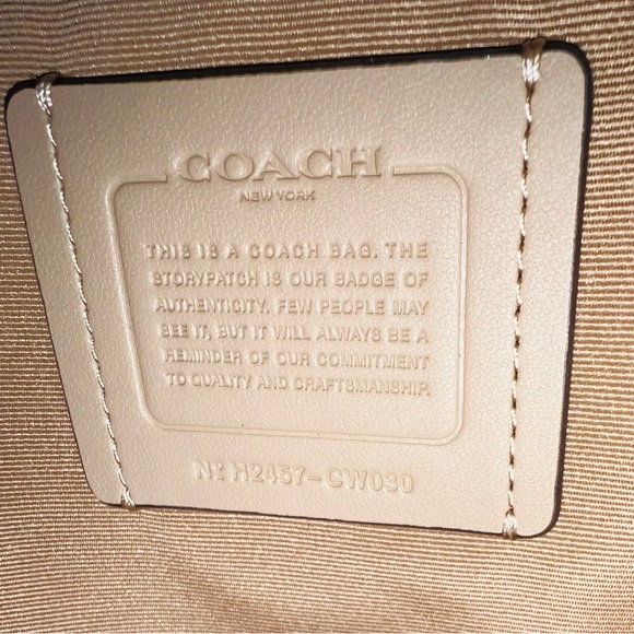 NWT COACH Cosmic Coach City Tote Bag w Rocket Print DBL Face Leather CW030 - Picture 10 of 10